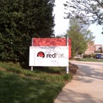 red hat on NCSU campus
